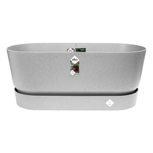 Elho greenville terrace trough 80cm wheels - afbeelding 1