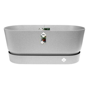 Elho greenville terrace trough 80cm wheels - afbeelding 1