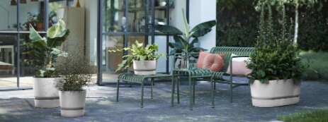 Elho greenville terrace trough 80cm wheels - afbeelding 3