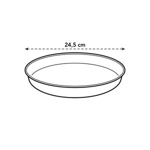 Elho loft schotel rond 24 - afbeelding 4