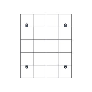 Elho loft urban green wall rek 59cm living black