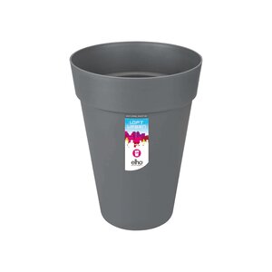 Elho loft urban rond hoog 28cm antraciet - afbeelding 3