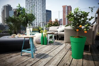 Elho loft urban rond hoog 35 - afbeelding 3