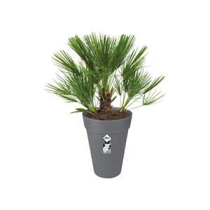 Elho loft urban rond hoog 42cm antraciet - afbeelding 2