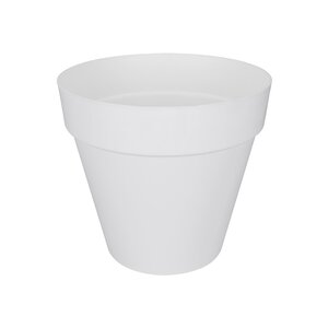 Elho loft urban rond wielen 60cm wit - afbeelding 1