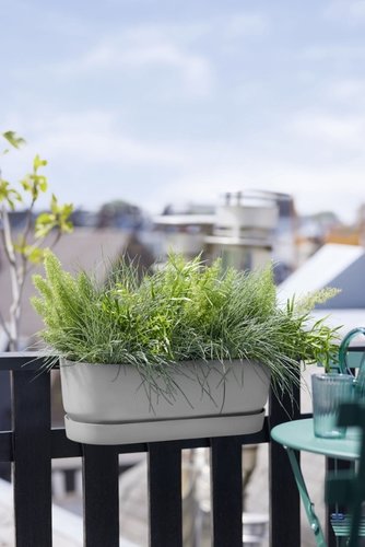 Elho Plantenbak Greenville Easy Balcony 52cm grijs - afbeelding 5