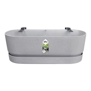Elho Plantenbak Greenville Easy Balcony 52cm grijs - afbeelding 1