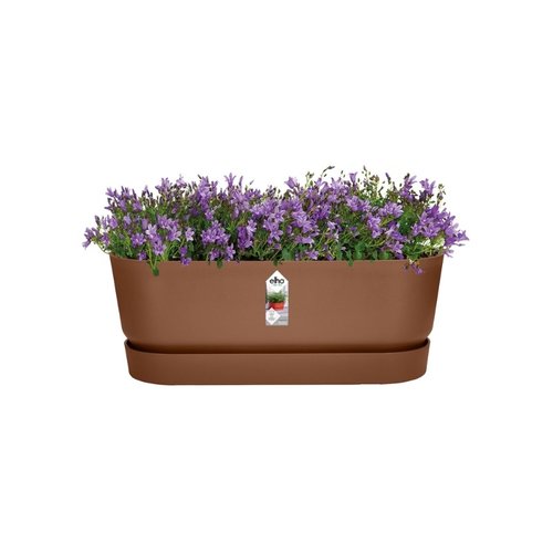 Elho Plantenbak Greenville Trough Long 50cm bruin - afbeelding 2