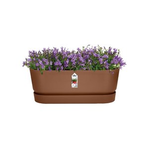 Elho Plantenbak Greenville Trough Long 50cm bruin - afbeelding 2