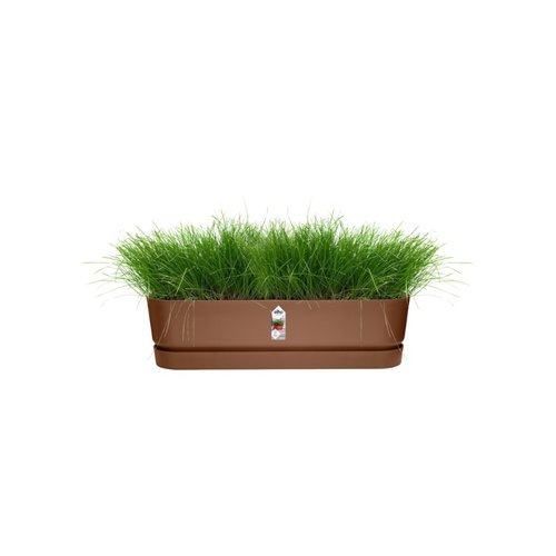 Elho Plantenbak Greenville Trough Long 70cm bruin - afbeelding 2