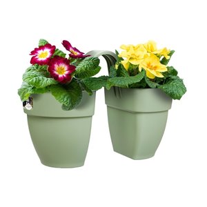 Elho Plantenbak Vibia Campana Flower Twin 21cm groen - afbeelding 3