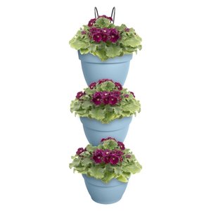 Elho Plantenbak Vibia Campana Vertical Forest Set/3 blauw - afbeelding 2