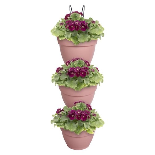 Elho Plantenbak Vibia Campana Vertical Forest Set/3 roze - afbeelding 2