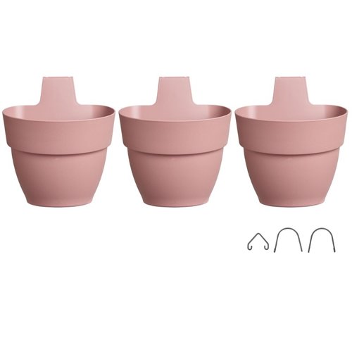 Elho Plantenbak Vibia Campana Vertical Forest Set/3 roze - afbeelding 4