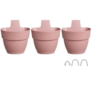 Elho Plantenbak Vibia Campana Vertical Forest Set/3 roze - afbeelding 4