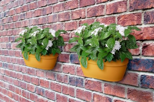 Elho Plantenbak Vibia Campana Wall Basket 35cm geel - afbeelding 4