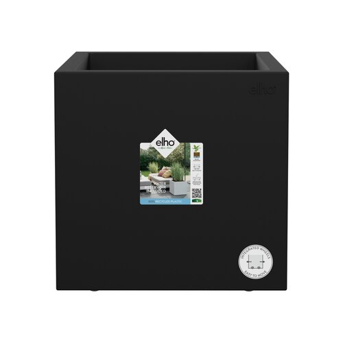 Elho Plantenbak Vivo Next Vierkant - 40Cm Zwart - afbeelding 2