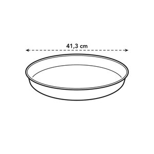 Elho Schotel Loft Urban rond 41cm wit - afbeelding 2