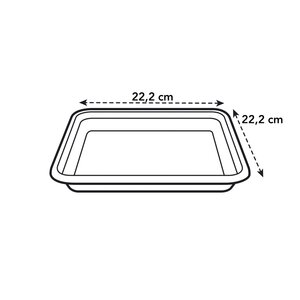 Elho Schotel Loft Urban vierkant 22cm wit - afbeelding 2