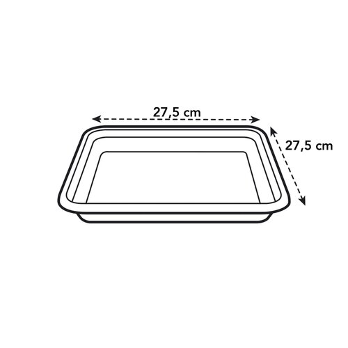 Elho Schotel Loft Urban vierkant 28cm wit - afbeelding 2