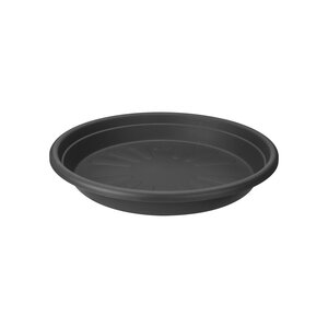 Elho universele schotel rond 17cm antraciet - afbeelding 1