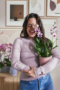 Elho vibes fold orchidee hoog 12,5cm frosted pink - afbeelding 4