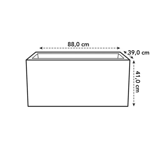 Elho vivo matt finish lang wielen 90cm - afbeelding 4