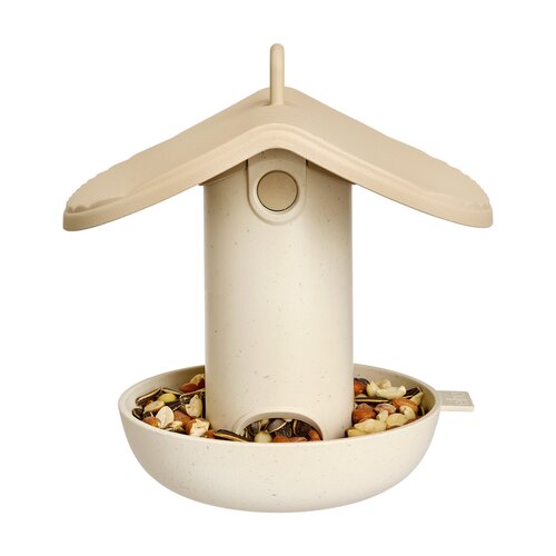 Elho Vogelvoederhuis Cosy - B18xH19cm Beige - afbeelding 1