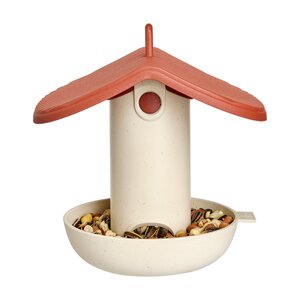Elho Vogelvoederhuis Cosy - B18xH19cm Toscaans rood - afbeelding 1