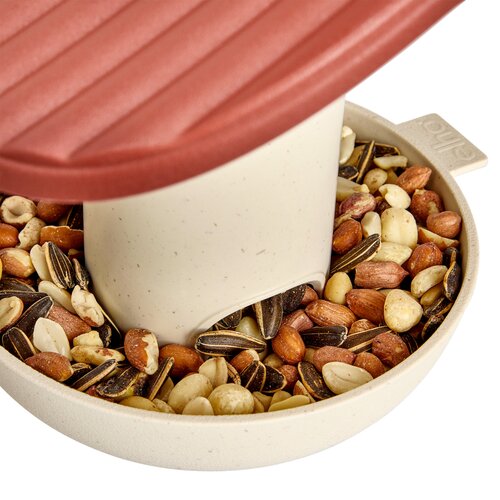 Elho Vogelvoederhuis Cosy - B18xH19cm Toscaans rood - afbeelding 3
