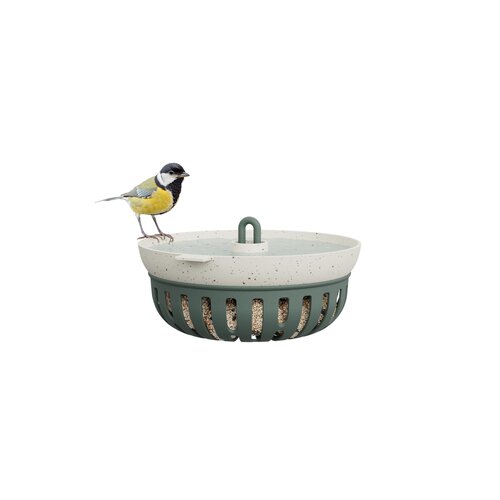Elho Vogelvoederhuis Essential - B16xD19xH9cm Groen - afbeelding 1