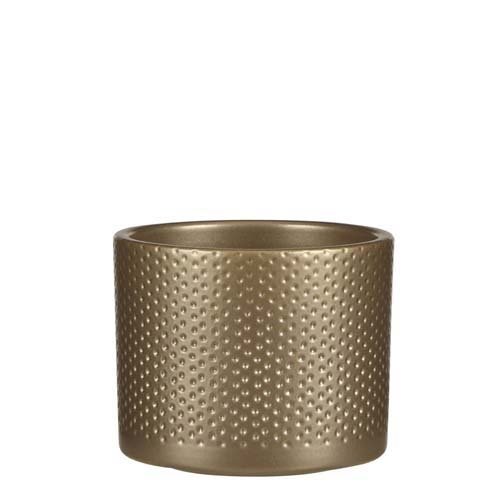 Era pot rond goud relief - h10xd12cm