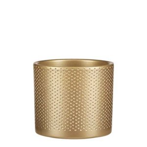 Era pot rond goud relief - h12,5xd13,5cm