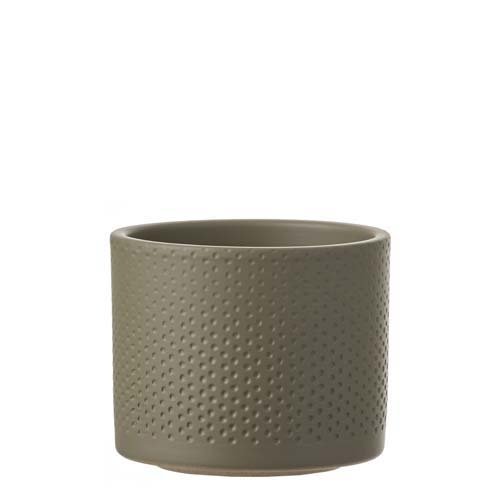 Era pot rond groen relief - h10xd12cm