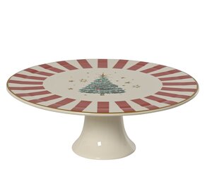 Etagere porselein - D25,8xH9,7cm Wit - afbeelding 1