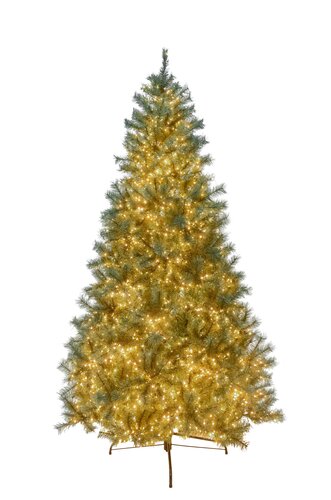 Everest hinged tree premium prelit - H 240 x D 127 cm - 4300L - incl. dimmer