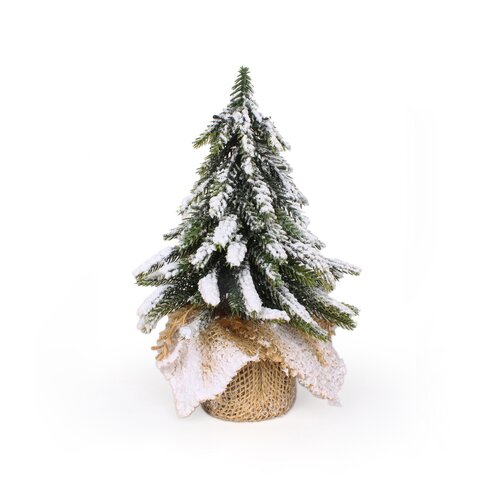Evergreen Deco kerstboom sneeuwfinish - H 20 cm