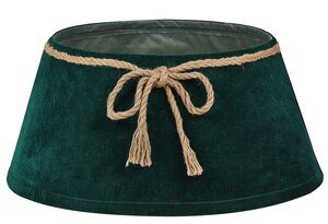 Evergreen Kerstboomhuls fluweel - D62xH25cm Groen - afbeelding 1