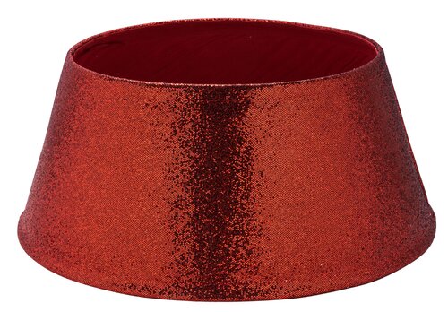 Evergreen Kerstboomhuls glitter - D62xH25cm Rood - afbeelding 1