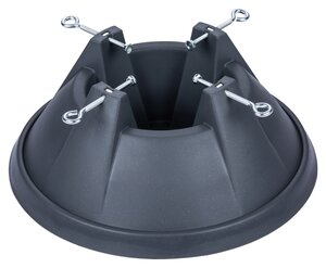 Kerstboomstandaard Nordmann grijs - D 38 x H 17 cm