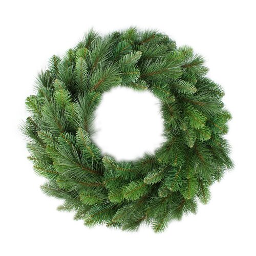 Evergreen krans dubbel Deluxe evergreen 100cm - afbeelding 1