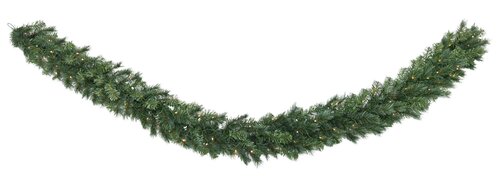 Evergreen Kunstguirlande Everest bluegrey - incl 100 lampjes - L 270 x D 32 cm - afbeelding 1