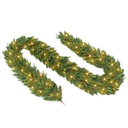 Evergreen Kunstguirlande Makalu - incl 80 lampjes - L 270 cm - afbeelding 1