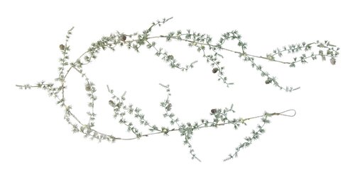 Evergreen Kunstguirlande snow finish - incl 25 lampjes - L 180 cm