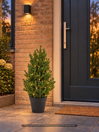 Evergreen Kunstkerstboom Conica - incl 50 lampjes - H 60 cm - afbeelding 2