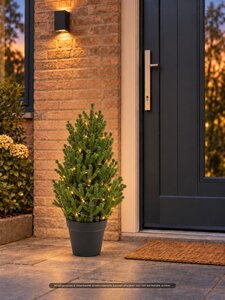 Evergreen Kunstkerstboom Conica - incl 50 lampjes - H 60 cm - afbeelding 2