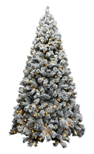 Evergreen Kunstkerstboom Everest besneeuwd - incl 500 lampjes - H 210 x D 115 cm - afbeelding 1