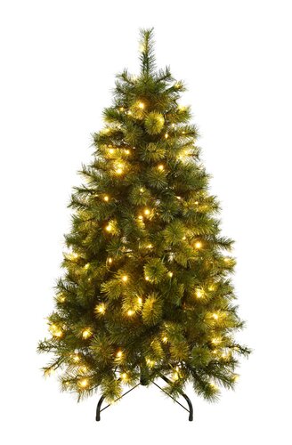 Evergreen Kunstkerstboom Everest - incl 150 lampjes - H 120 x D 68 cm