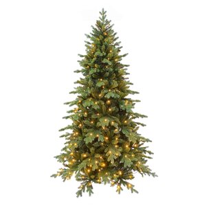 Evergreen Kunstkerstboom Janga - incl 300 lampjes - H 210 x D 134 cm - afbeelding 1