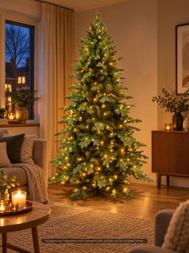 Evergreen Kunstkerstboom Janga - incl 400 lampjes - H 240 x D 154 cm - afbeelding 3